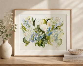 Lush | Original Watercolor Painting | Blooming Through Summer Collection
