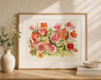 Radiance | Original Watercolor Painting | Blooming Through Summer Collection