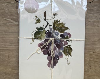Original Grapevine Watercolor, 9x12 Painting