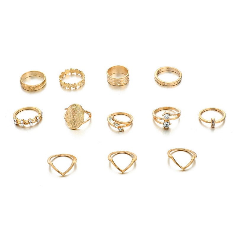 13pc Ring Set Etsy