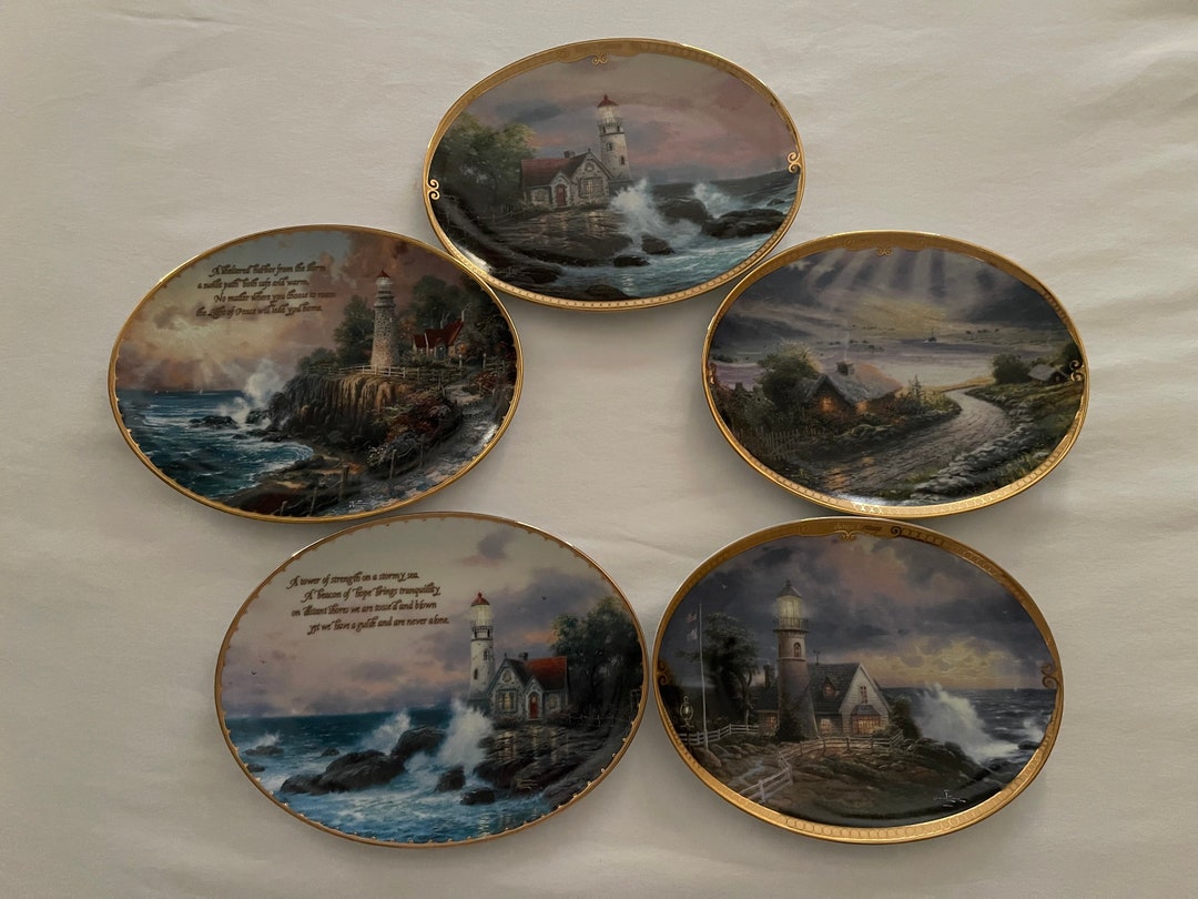 Beautiful Vintage Porcelain Collector Plates by Thomas Etsy