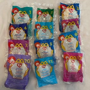 McDonalds vintage 1999 Happy Meal Teenie Beanie Babies by ty