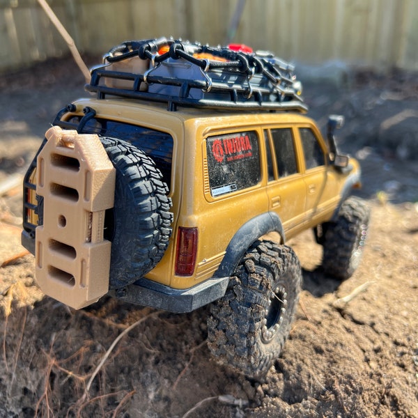 1/18 Großer OffRoad Gas Can Ersatzreifen Addon für FCX18 FCX24 SCX24 TRX4M