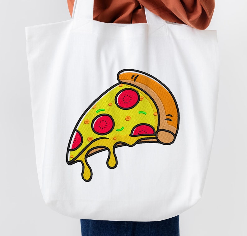 Pizza Slice Machine Embroidery Design 8 Sizes Fast Food - Etsy UK