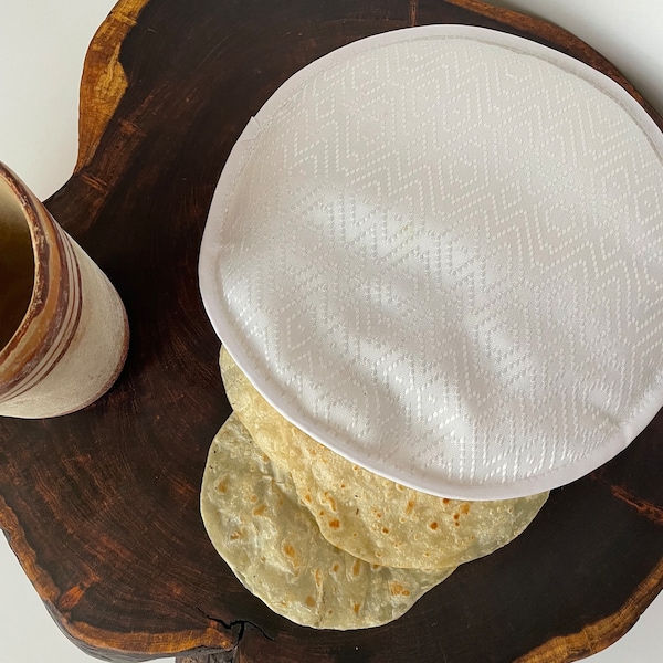 Padded Tortillero | Mexican Tortilla Warmer | Geometric Texture