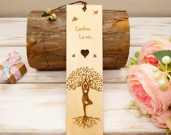 Tree of life bookmark - Wooden bookmark - Customizable bookmark