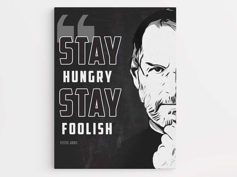 Steve Jobs Poster Steve Jobs Motivational Quote Wall Art Etsy Steve Jobs Poster Steve Jobs Motivational Quote Wall Art Etsy