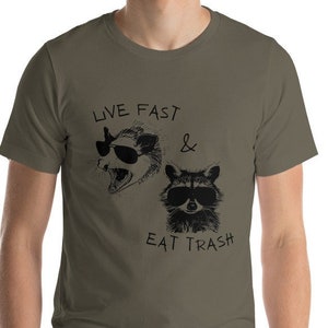 Lebe Fast & Eat Trash Unisex T-Shirt