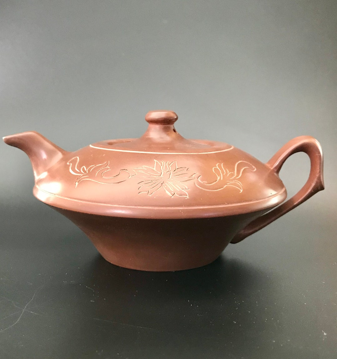 Vintage Chinese Clay Tea Set Etsy