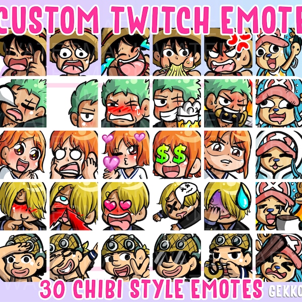 One Piece Emotes Pack