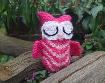 Olivia la chouette en tricot