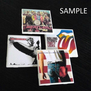 Custom Album Cover Ceramic Coasters