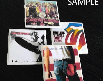 Custom Album Cover Ceramic Coasters