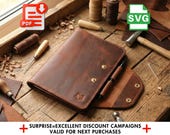 A5 Leather Notebook Cover Pattern: DIY Template (PDF, SVG, Ai Files)