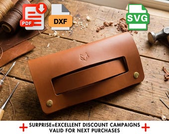 Handmade Leather Bag Handbag Pattern: DIY Crafting Template (PDF and SVG Files)