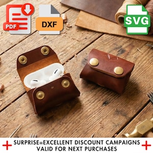 AirPods Pro Leather Case Pattern: Craft Your Own (PDF & SVG)