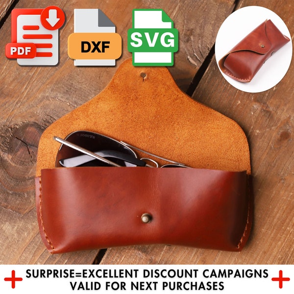 Leather Sunglasses Case Pdf Template Etsy