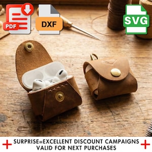 AirPods 3 Leather Case Pattern: DIY Craft Template (PDF Download)