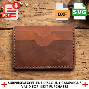 Card Holder Pattern: PDF and SVG Files - Beginner Friendly