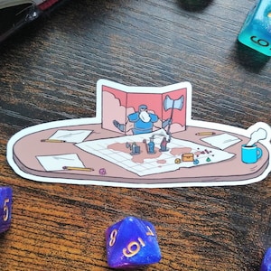 TTRPG Tabletop Gaming Sticker Dungeons and Dragons Pathfinder Sticker