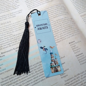 Adventure Awaits - Fantasy Metal bookmark