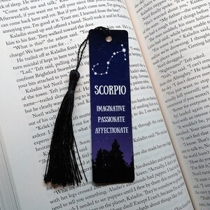 Scorpio Zodiac - Metal bookmark