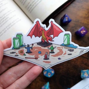 TTRPG Dungeons and Dragons Tabletop Gaming Sticker