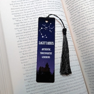 Sagittarius Zodiac - Metal bookmark
