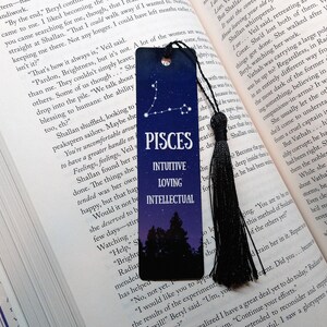 Pisces Zodiac - Metal bookmark