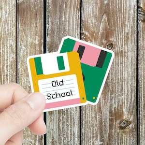 Old School Floppy Disk sticker