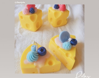 Cheese Candle| Food Shaped Candle