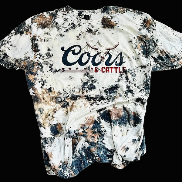 Coors & Cattle cowhide Shirt Country Trendy Clothes Western clothes Concert shirt