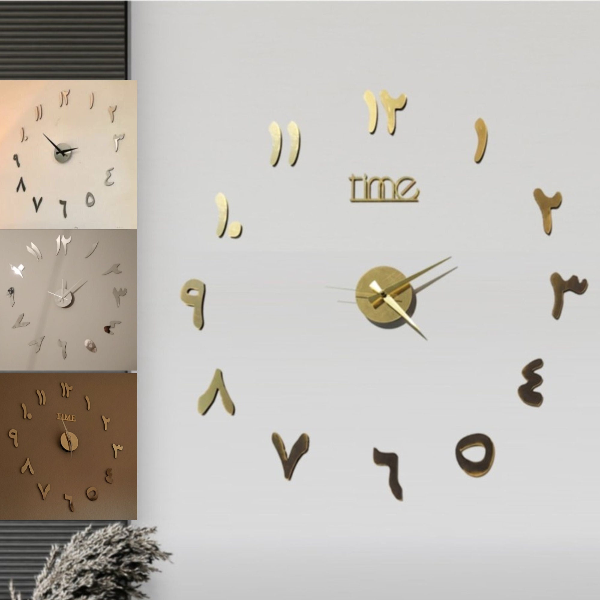 21 Kinds Of Roman Numerals Arabic Numerals Clock Silicone - Temu