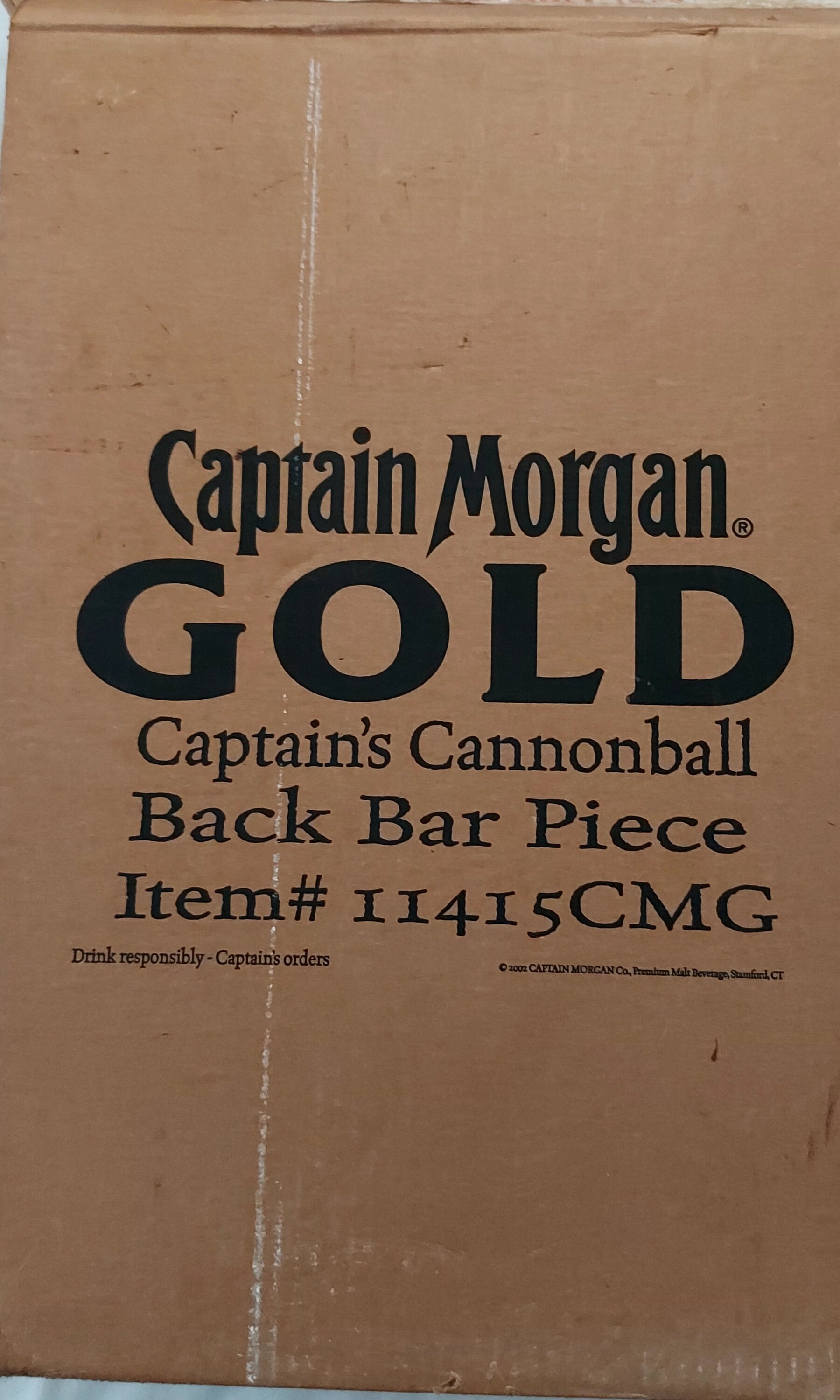 Captain GOLD Cannonball Back Bar Collectable Etsy