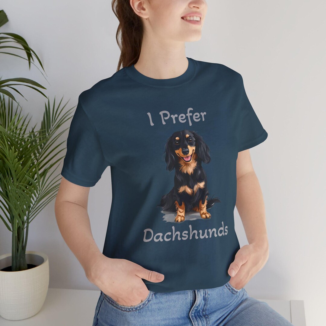Dachshund Unisex Jersey Short Sleeve Tee, Doxie Lover Gift, Doxie Owner