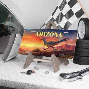 Arizona Vanity Plate, Roadrunner Vanity Plate, Arizona Roadrunner Vanity License Plate, Arizona Vanity Plate Gift