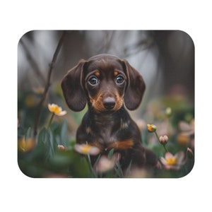 Dachshund Mouse Pad (Rectangle) (9&quot; x 8&quot;), Dachshund Owner Gift, Dachshund Lover Gift, Puppy Lover Gift, Pet Lover Gift, Dog Lover Gift
