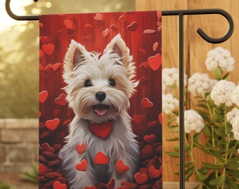 Ganshan Bi Bandiera Di Benvenuto Con Cairn Terrier - 71x102 Cm - Doppio Lato, Poliestere Per Esterni
