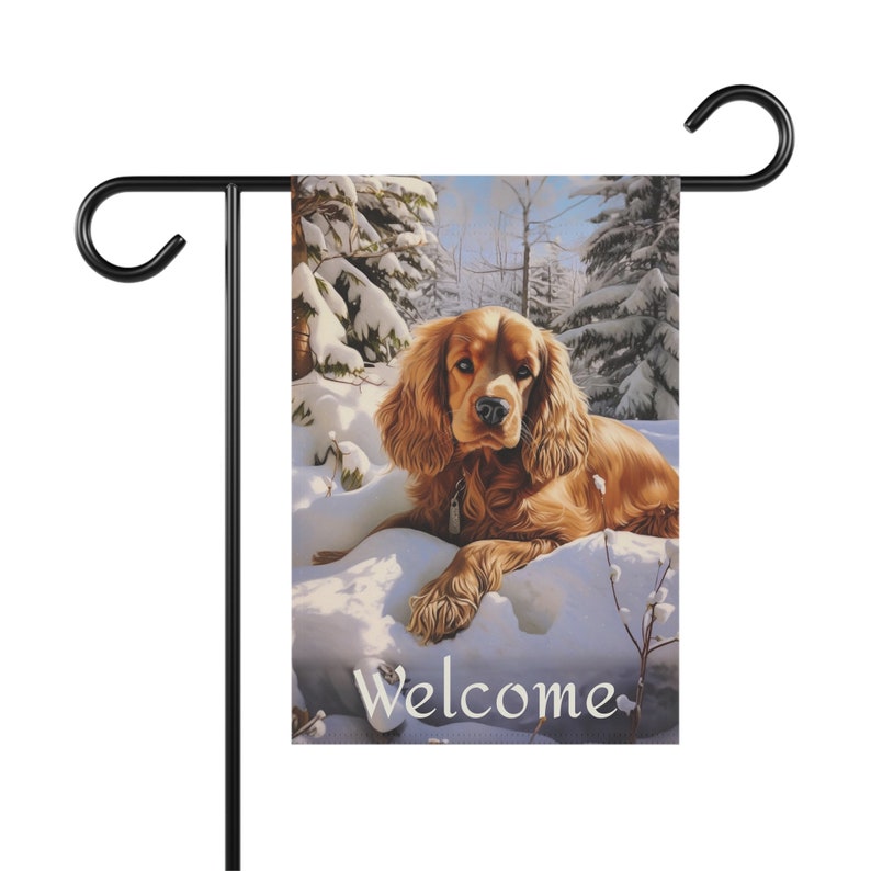 Cocker Spaniel Garden & House Banner, 12x18 In, Cocker Spaniel Garden ...
