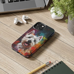 Westie Tough iPhone Cases, Westie iPhone Case Gift, iPhone Case