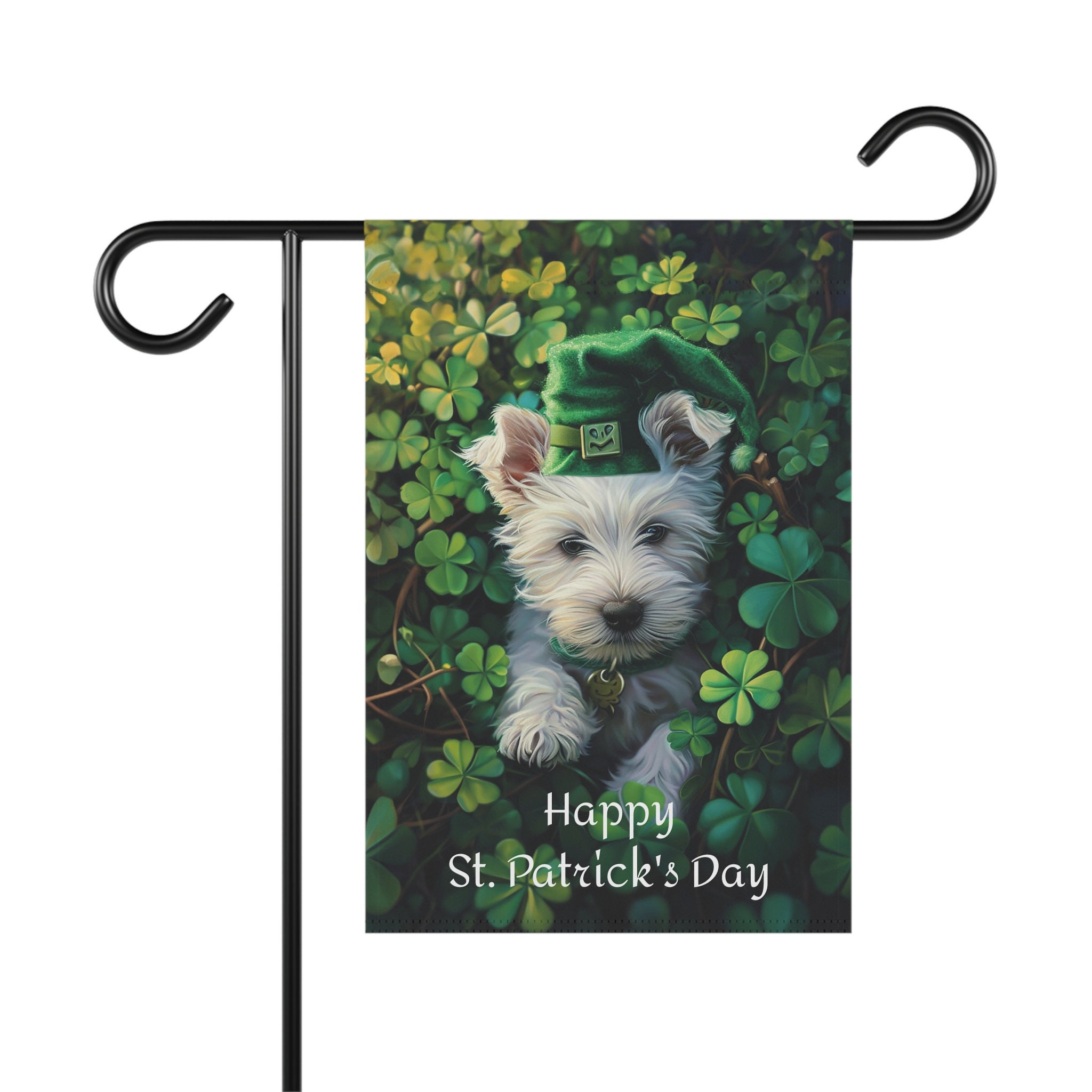 Discover Westie St. Patrick's Day Garden Flag
