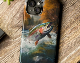 Trout Fishing Samsung, Google, and Apple iPhone Cases, Tough Phone Cases, Samsung and iPhone Cases, Samsung and iPhone Case Gift
