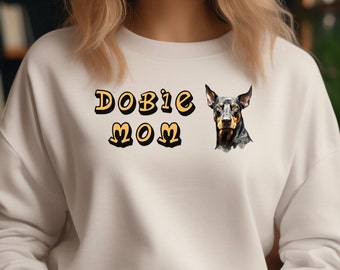 Doberman Unisex Heavy Blend™ Crewneck Sweatshirt, Doberman Lover Gift, Doberman Owner Gift, Doberman Lover Gift, Doberman Dog Owner Gift