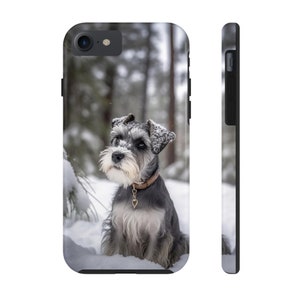Schnauzer iPhone Handyhüllen, verschiedene Modelle, Schnauzer iPhone Hülle Geschenk, iPhone Handy Hülle Geschenk
