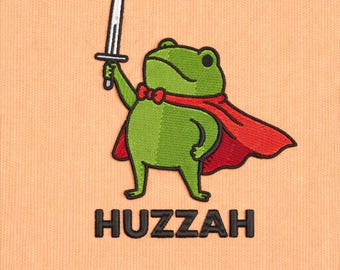 Knight Frog Embroidery Design, Fantasy Animal, 5 Sizes