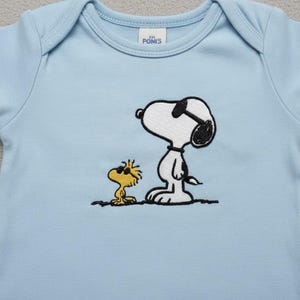 Cartoon Dog & Bird Embroidery Design | Retro Best Friends Patch (Digital File) image 5