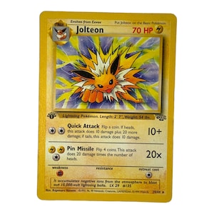 rare jolteon pokemon card Misdreavus Pokemon Trainer Magazine Promo Japanese #200 PSA 9 main image 0