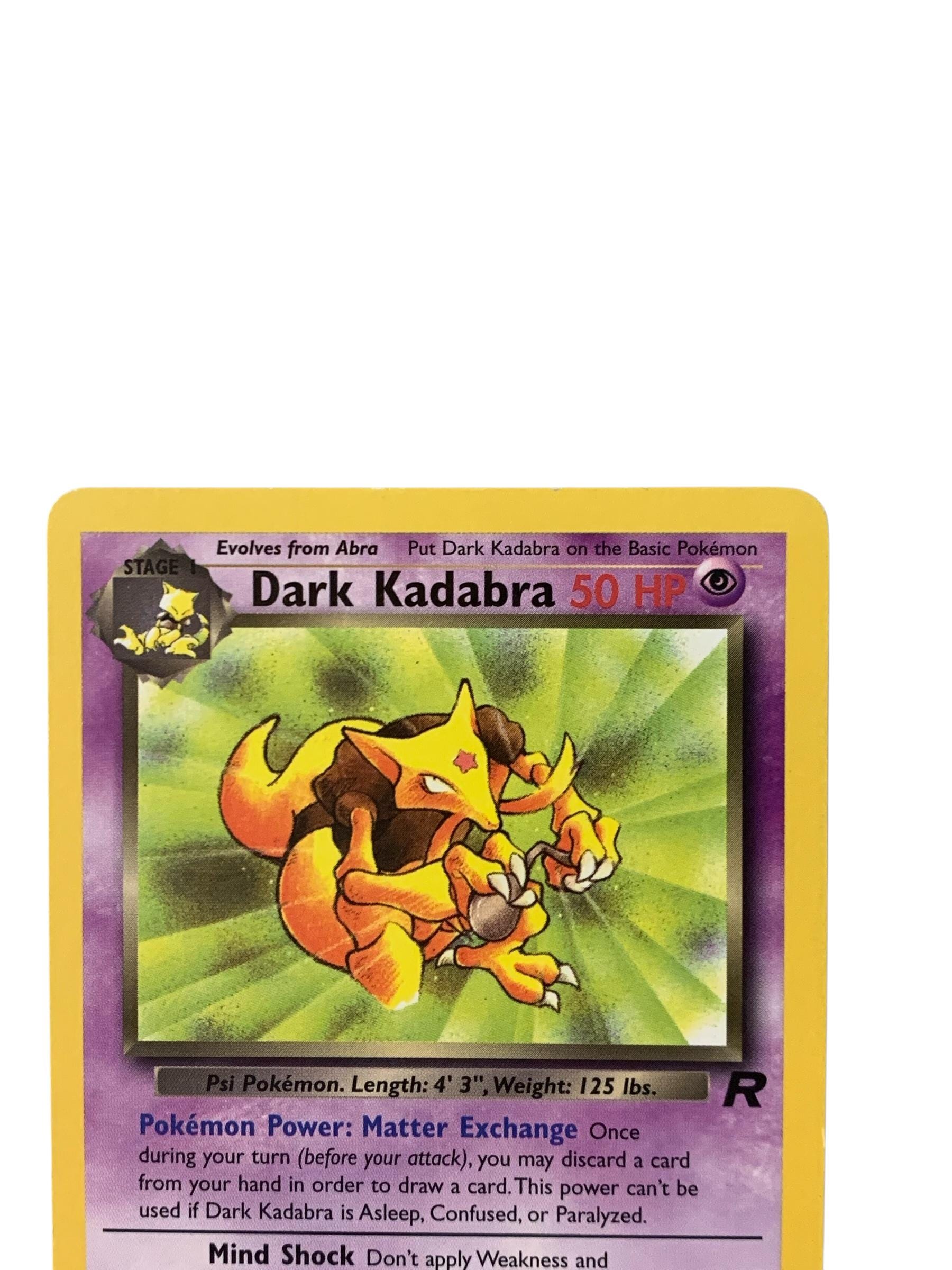 dark kadabra pokemon card value - Team Rocket Psychic Ability Matter Exchange Once during your turn (before your attack) Dark Kadabra 39/82 Team Rocket
