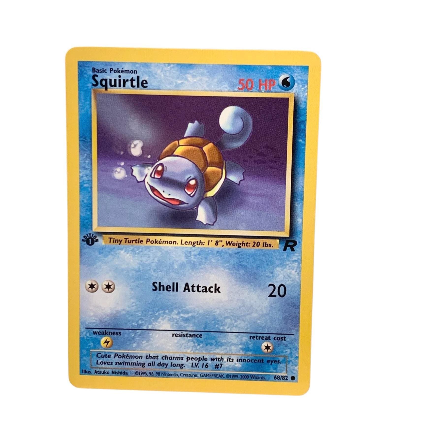 1st Edition Squirtle - Etsy