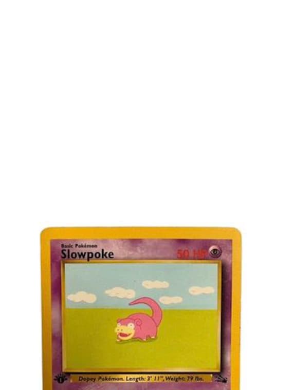 1999 slowpoke pokemon card value Slowpoke 55/62 Fossil Regular for sale online